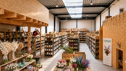 Bloemschikken experience center voor iedereen in dentergem - gevel - fruitesse 3 - bloemschikmateriaal